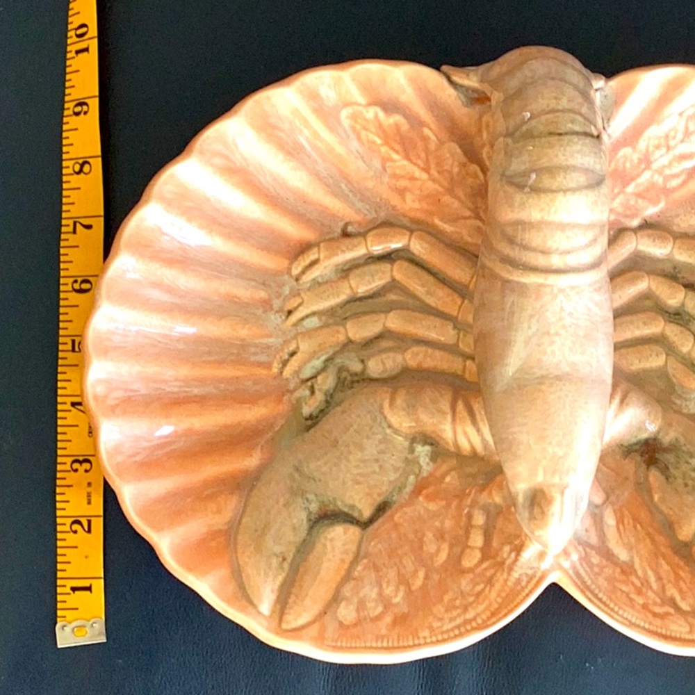 Vintage Lobster Holland Mold Ceramic Serving Dish - Picture 2 of 4